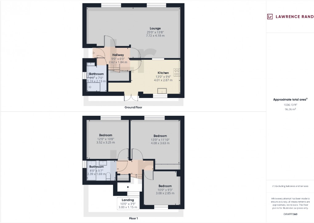 Floorplan for Pinner, Middlesex