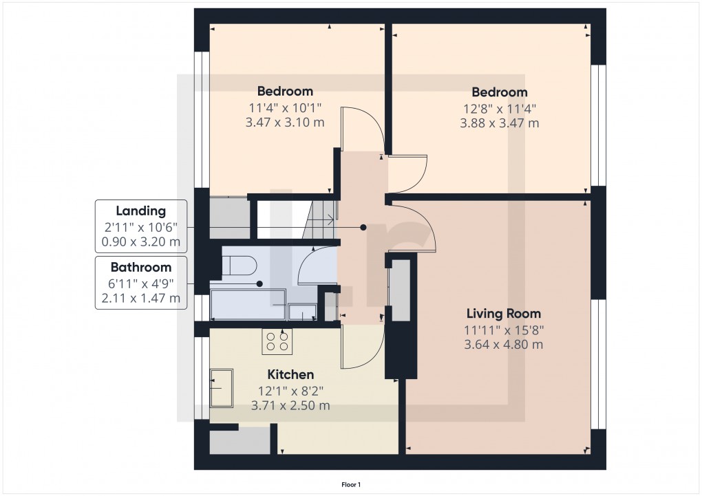 Floorplan for Ruislip, Middlesex