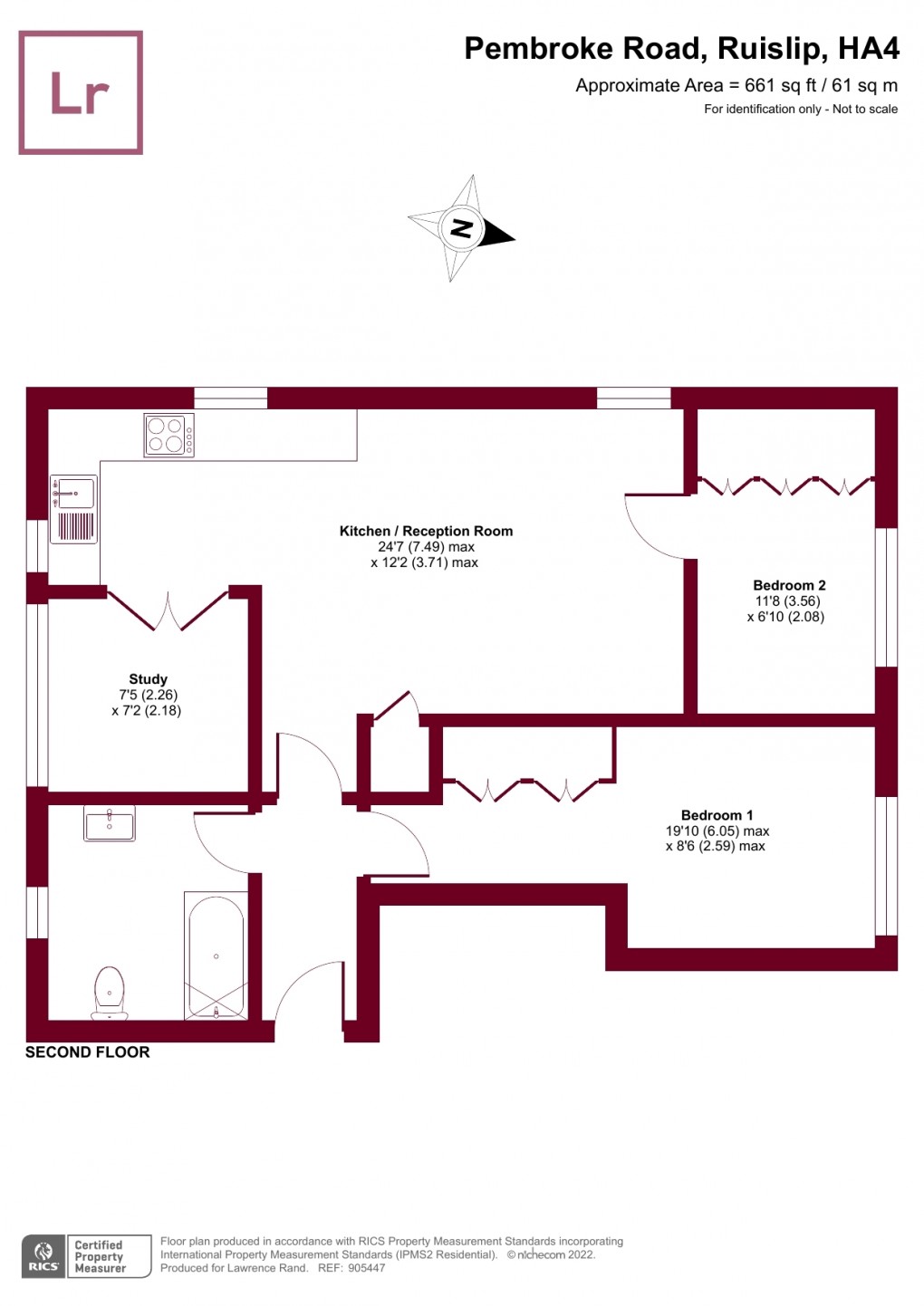 Floorplan for Ruislip, Middlesex