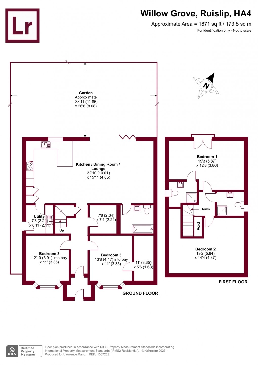 Floorplan for Ruislip