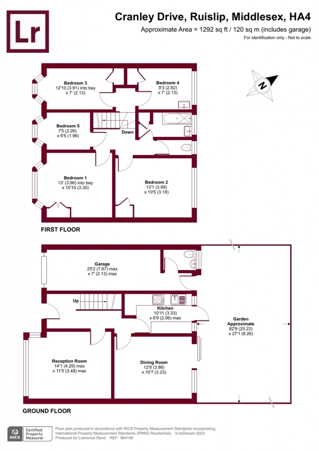 Floorplan for Ruislip