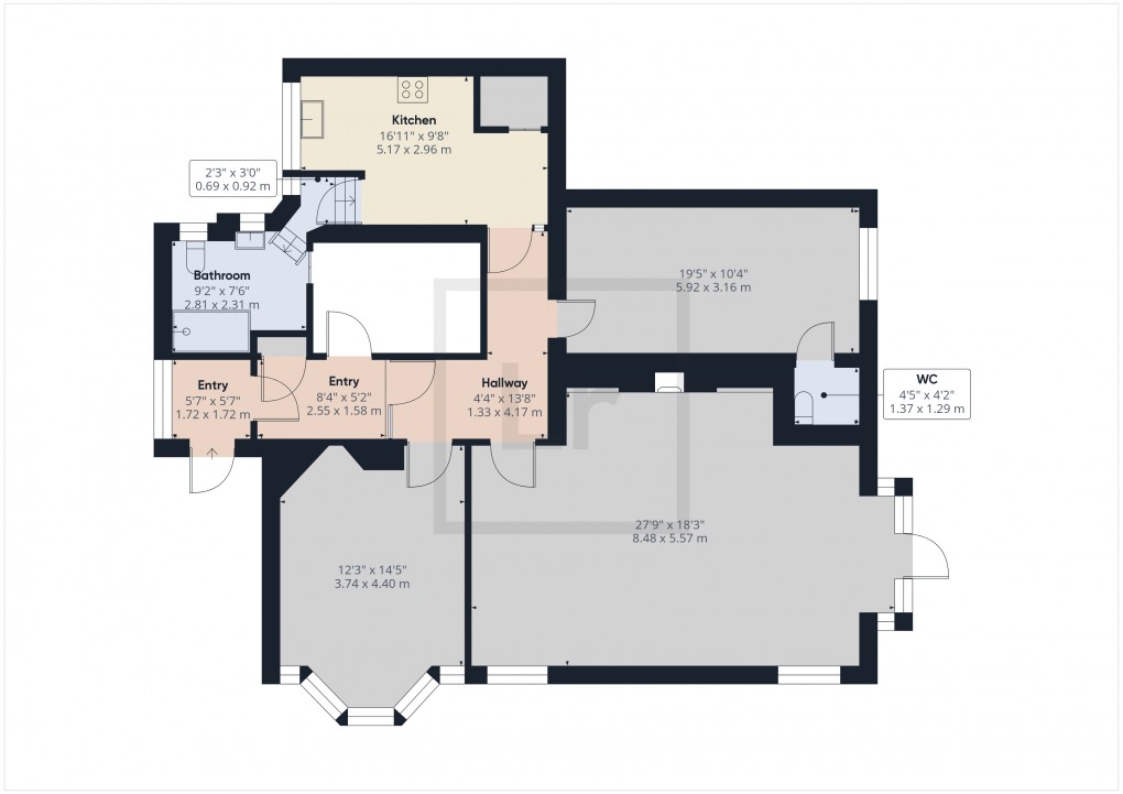 Floorplan for Pinner, Middlesex