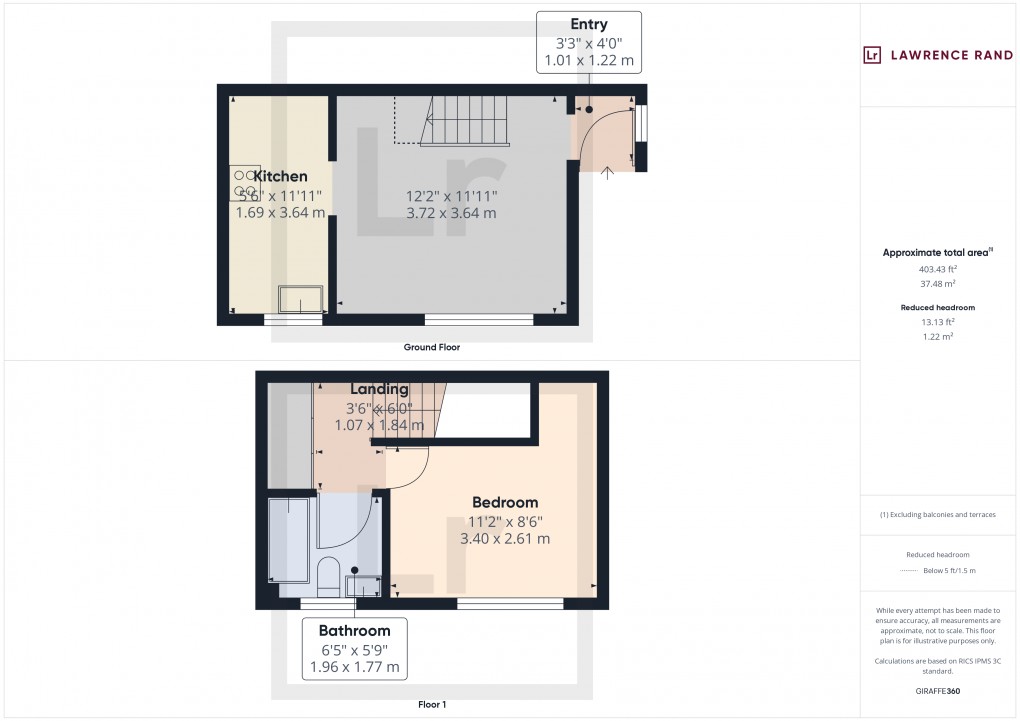 Floorplan for Northolt, Middlesex