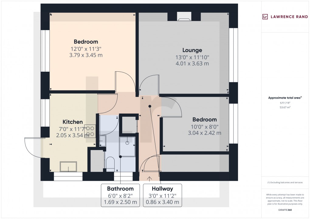 Floorplan for Hayes, Middlesex