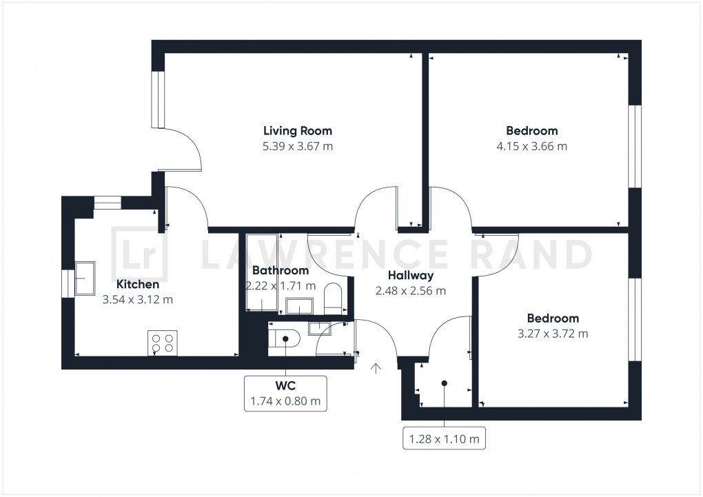 Floorplan for Ickenham, Uxbridge, Middlesex