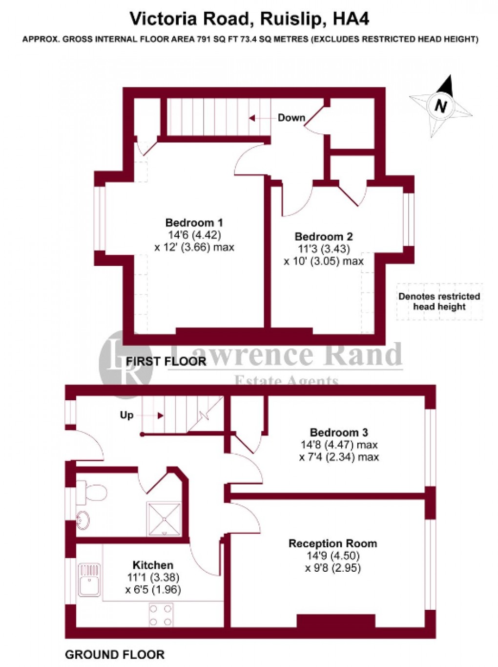 Floorplan for Ruislip, Middlesex