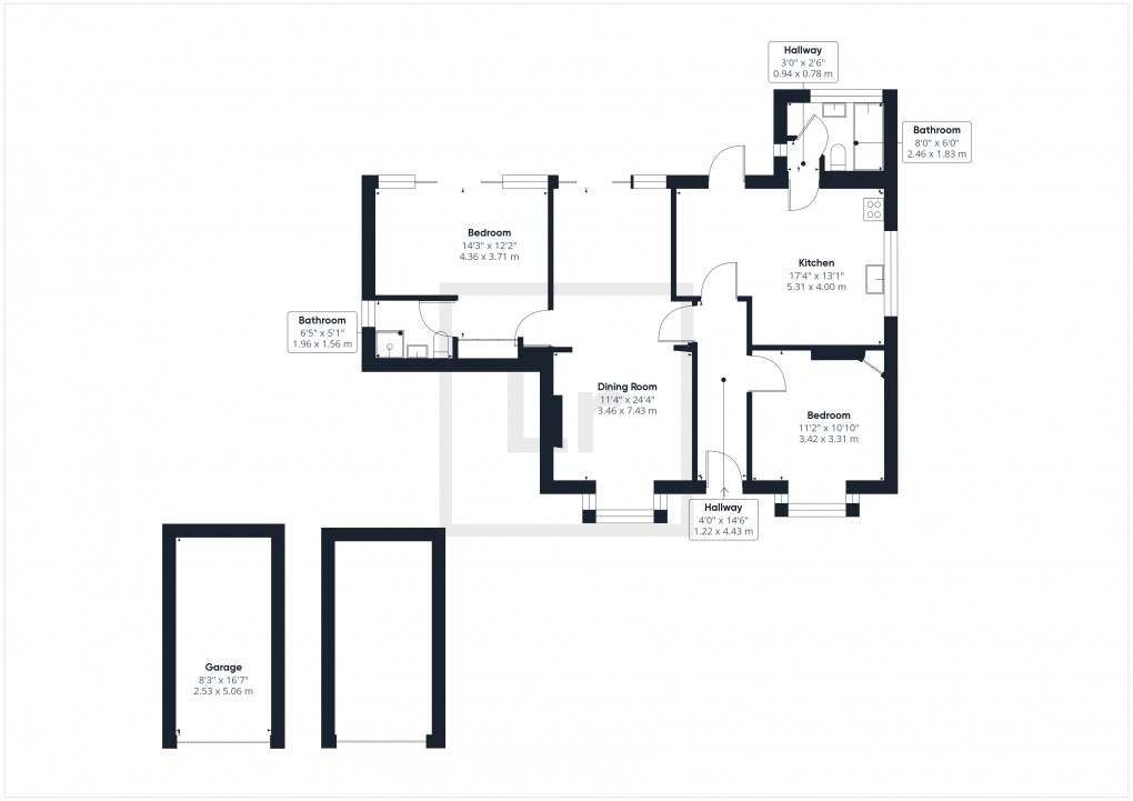 Floorplan for Ruislip, Middlesex