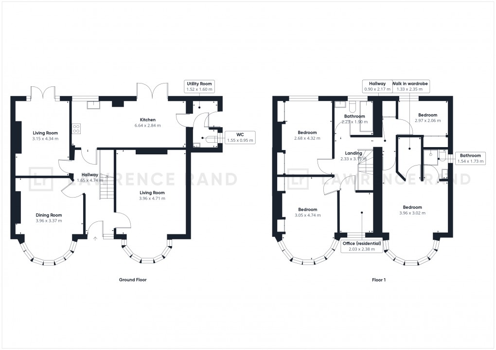 Floorplan for Pinner, Middlesex