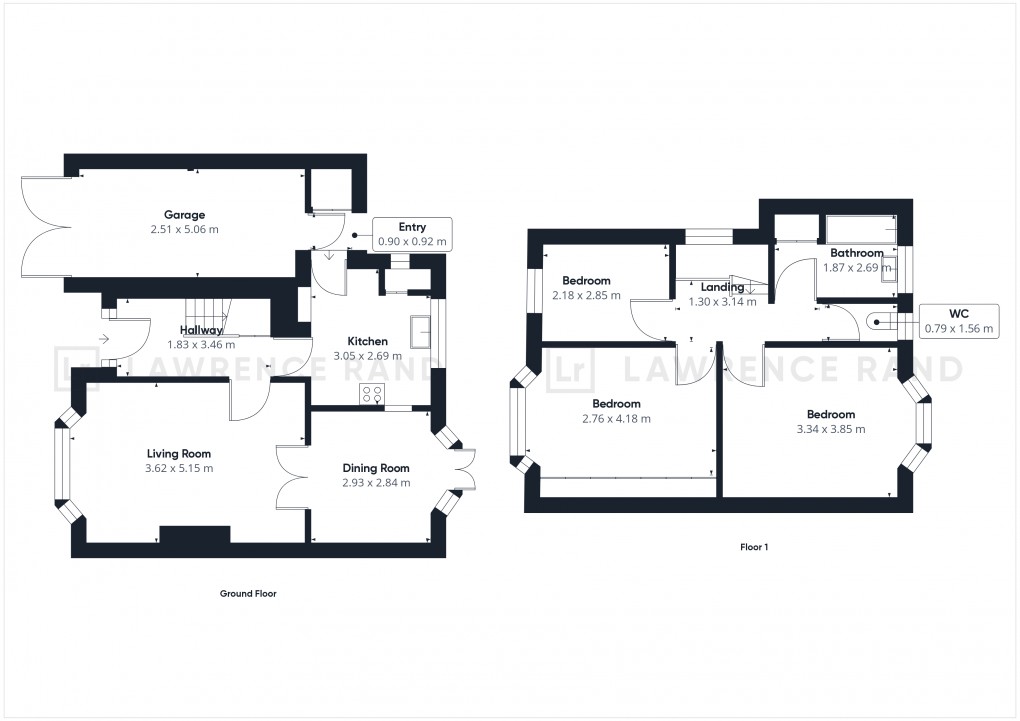 Floorplan for Pinner, Middlesex