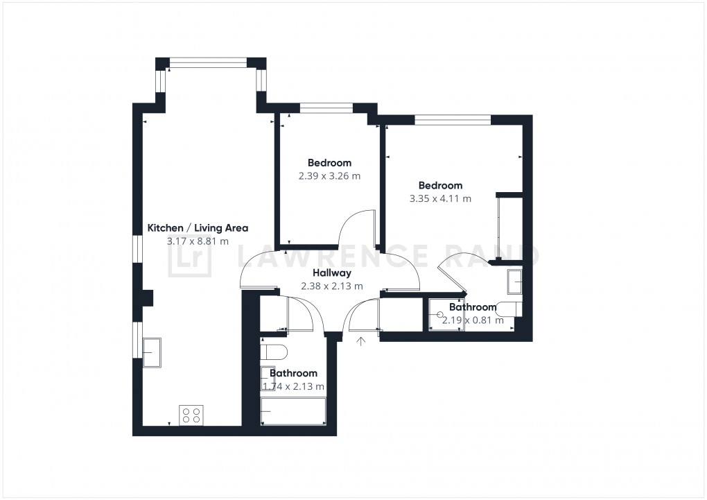 Floorplan for Glebe Avenue, 2 Glebe Avenue, Ruislip, Middlesex