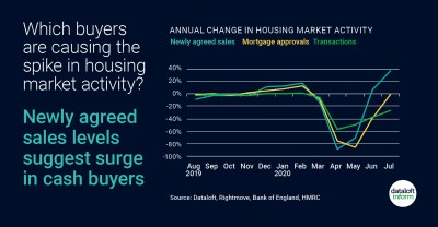 Which Buyer are causing the spike in housing market activity