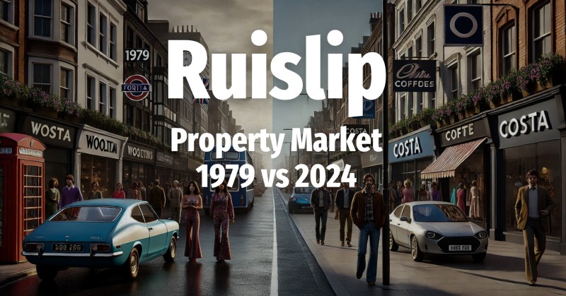 Ruislip Property Market – 1979 vs 2024