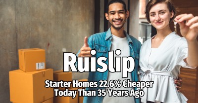 Ruislip Starter Homes 22.6% Cheaper Today Than 35 Years Ago