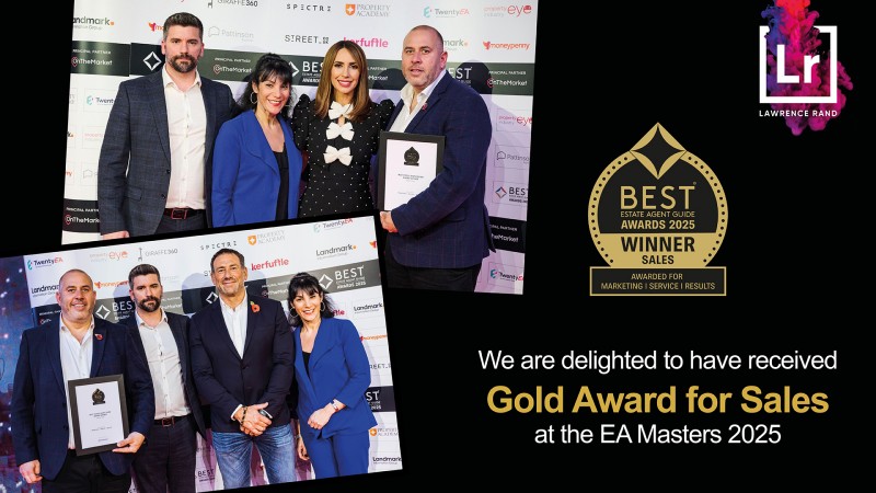 We Won! Gold award for sales at the EA Masters 2025